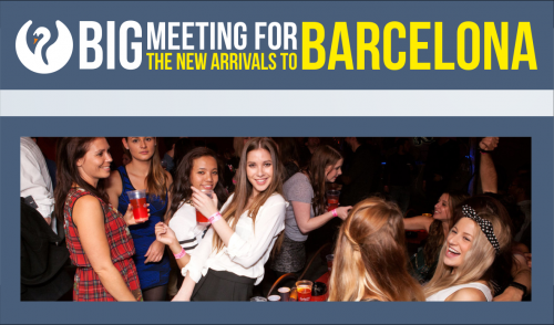 Big meeting for the new arrivals to Barcelona